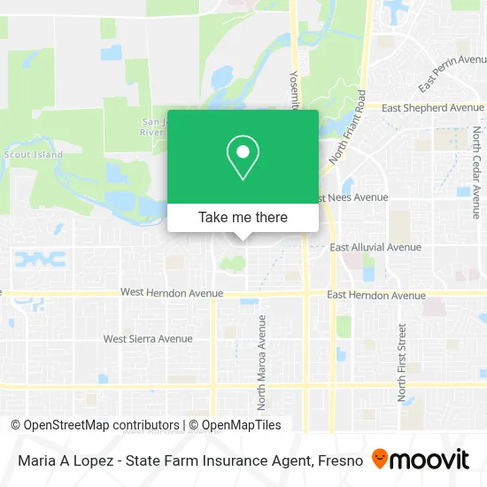 Maria A Lopez - State Farm Insurance Agent map