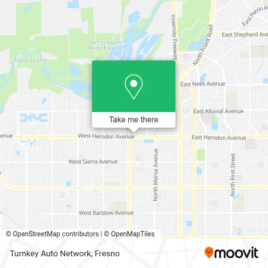 Turnkey Auto Network map