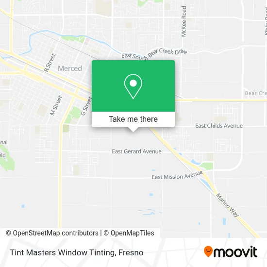Tint Masters Window Tinting map