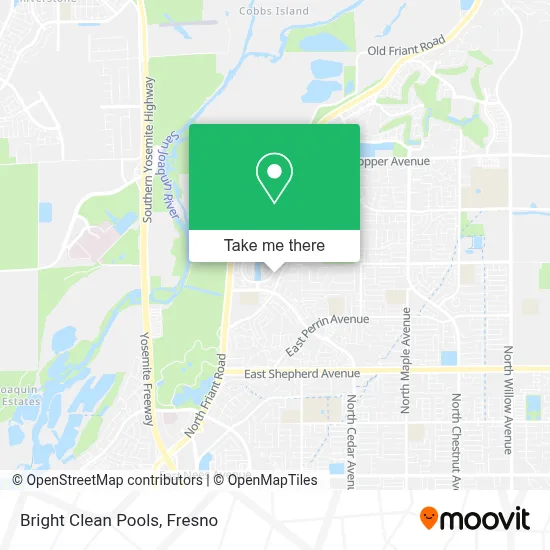 Bright Clean Pools map