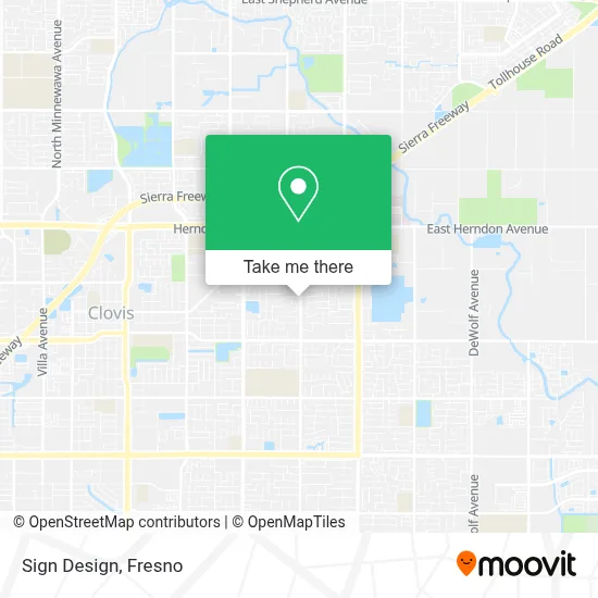 Sign Design map