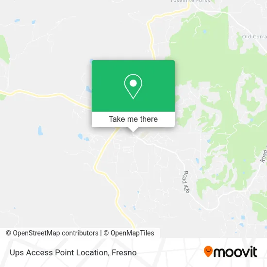 Ups Access Point Location map