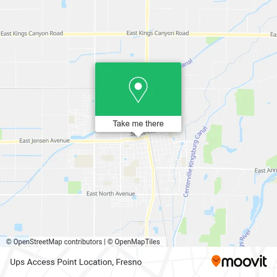 Ups Access Point Location map