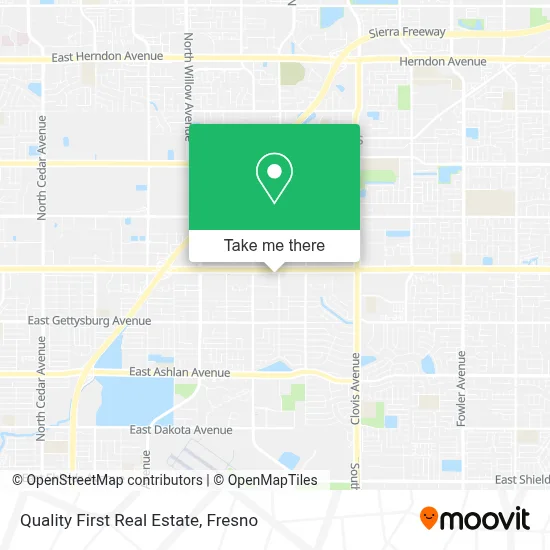 Quality First Real Estate map