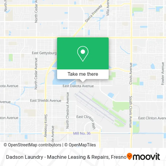 Dadson Laundry - Machine Leasing & Repairs map
