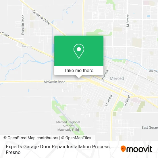 Experts Garage Door Repair Installation Process map