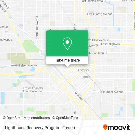 Lighthouse Recovery Program map