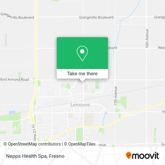 Nepps Health Spa map