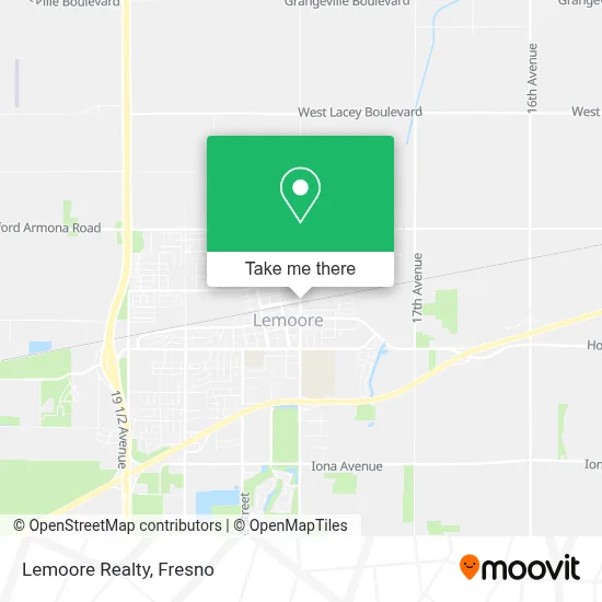 Lemoore Realty map