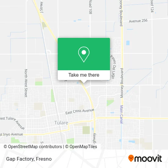 Gap Factory map