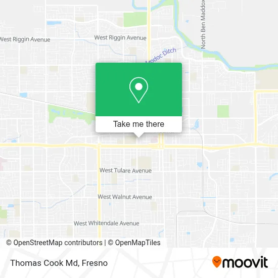 Thomas Cook Md map