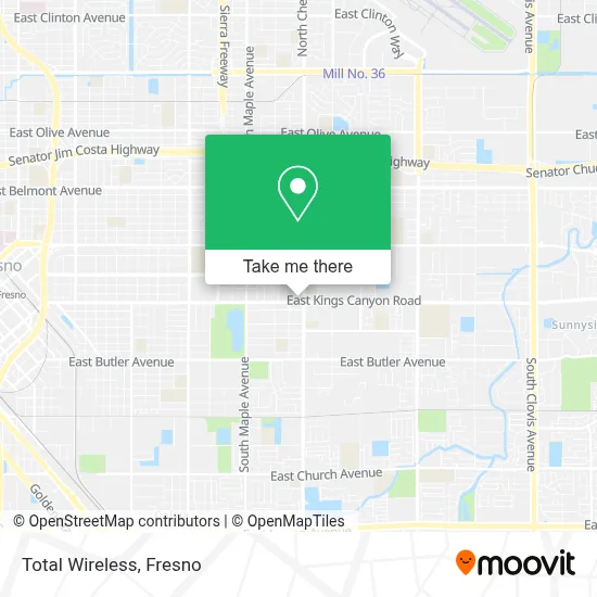 Total Wireless map