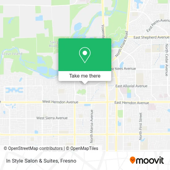 In Style Salon & Suites map