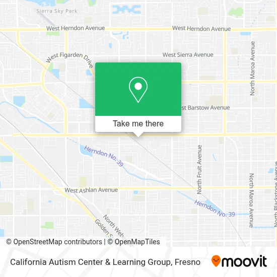 California Autism Center & Learning Group map