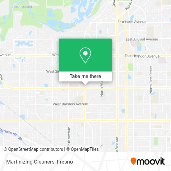 Martinizing Cleaners map
