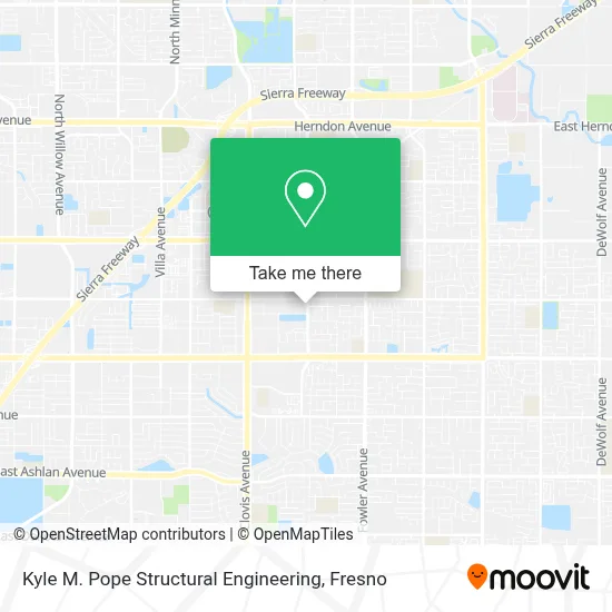 Kyle M. Pope Structural Engineering map