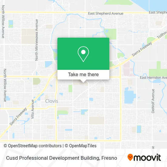 Cusd Professional Development Building map