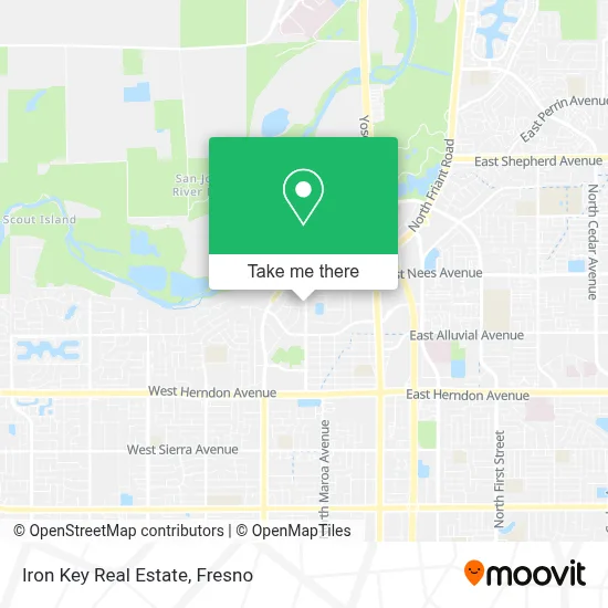 Iron Key Real Estate map