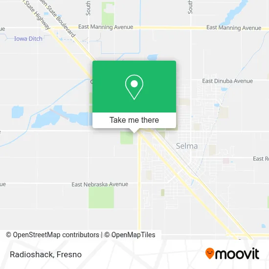 Radioshack map