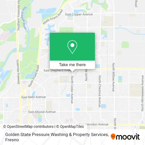 Golden State Pressure Washing & Property Services map