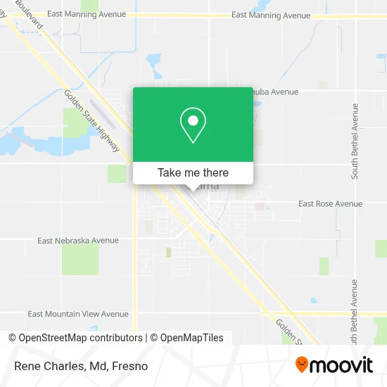 Rene Charles, Md map