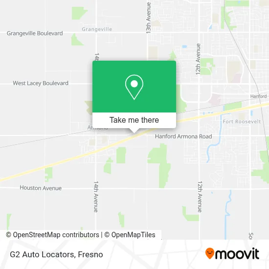 G2 Auto Locators map