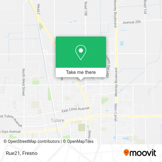 Rue21 map