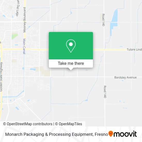 Monarch Packaging & Processing Equipment map