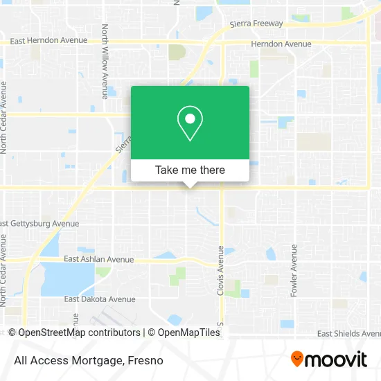 All Access Mortgage map