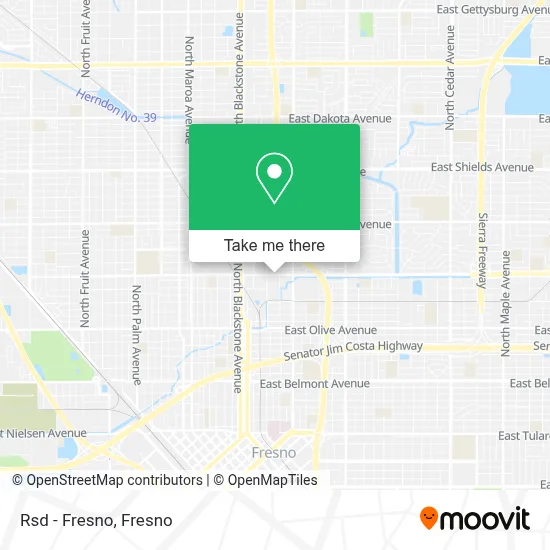 Rsd - Fresno map