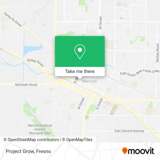 Project Grow map