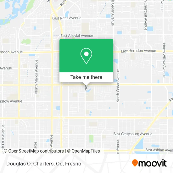 Douglas O. Charters, Od map