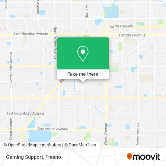 Gaming Support map