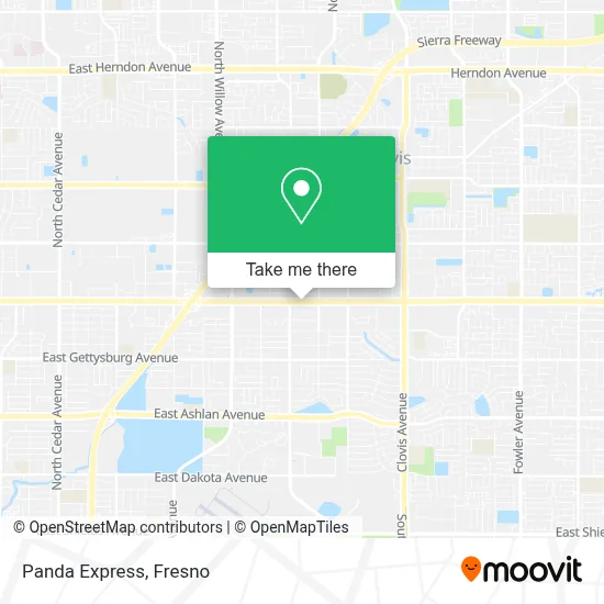 Panda Express map