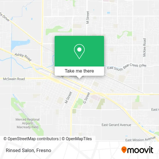 Rinsed Salon map