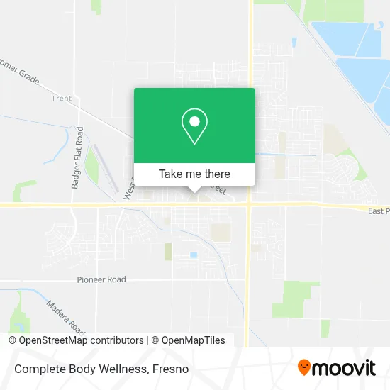 Complete Body Wellness map