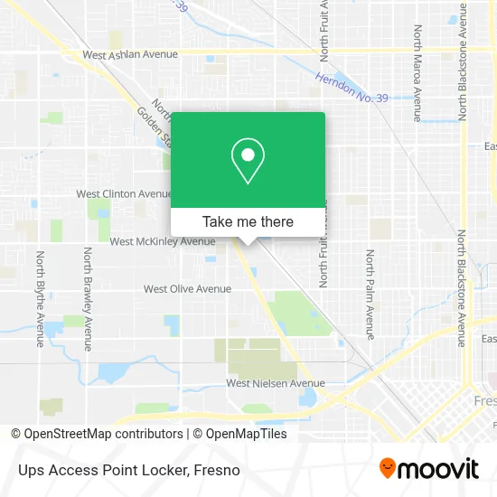 Ups Access Point Locker map