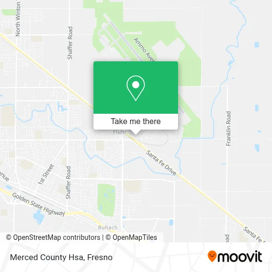 Merced County Hsa map