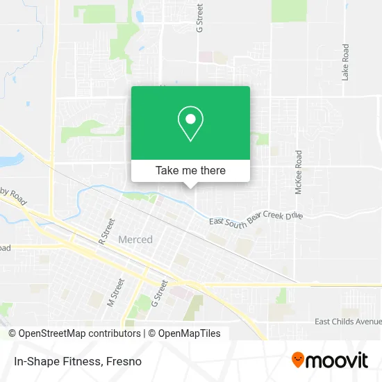 In-Shape Fitness map