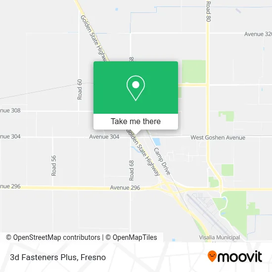 3d Fasteners Plus map