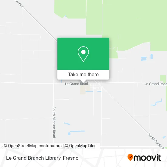 Le Grand Branch Library map