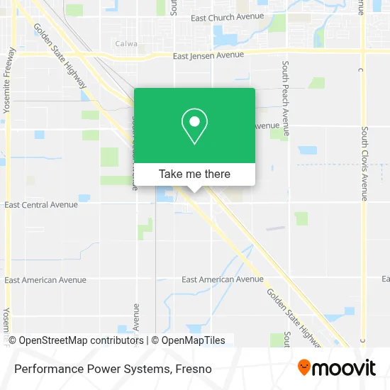 Performance Power Systems map