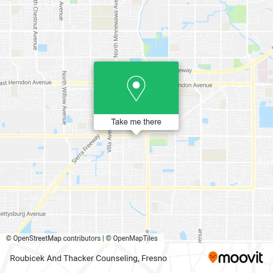 Roubicek And Thacker Counseling map