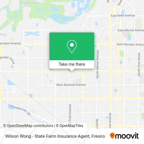 Wilson Wong - State Farm Insurance Agent map