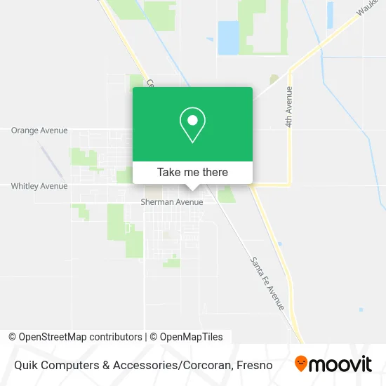 Quik Computers & Accessories / Corcoran map