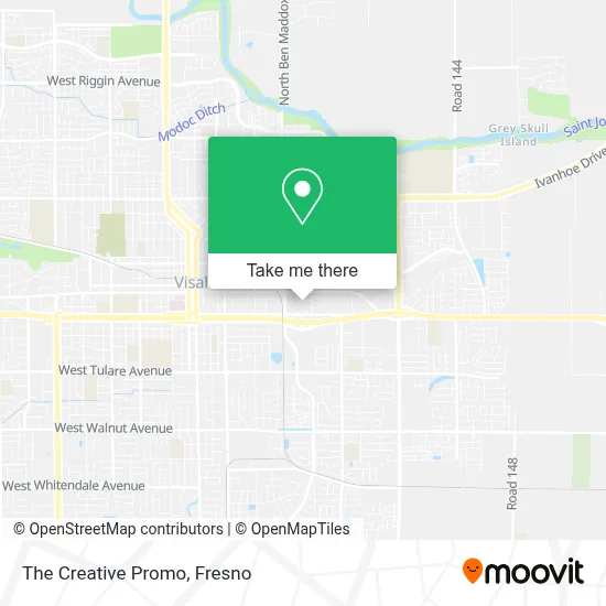 The Creative Promo map