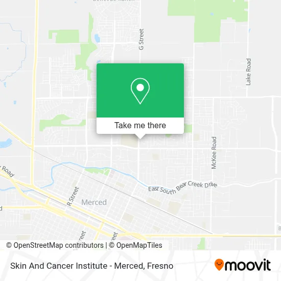 Skin And Cancer Institute - Merced map