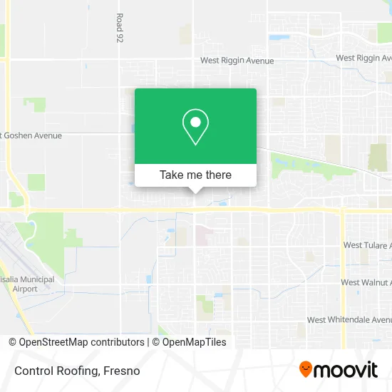 Control Roofing map