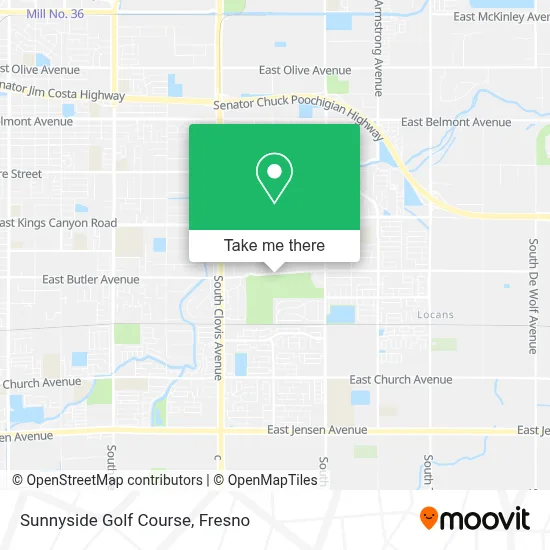 Sunnyside Golf Course map