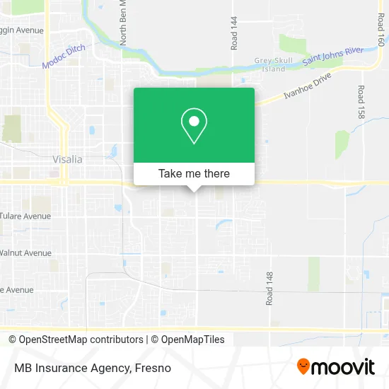 MB Insurance Agency map